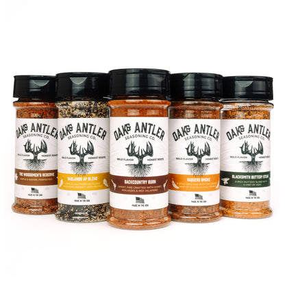 Oak & Antler 5-Blend Seasoning Bundle