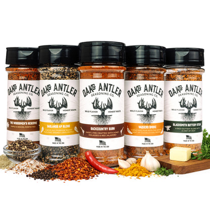 Oak & Antler 5-Blend Seasoning Bundle