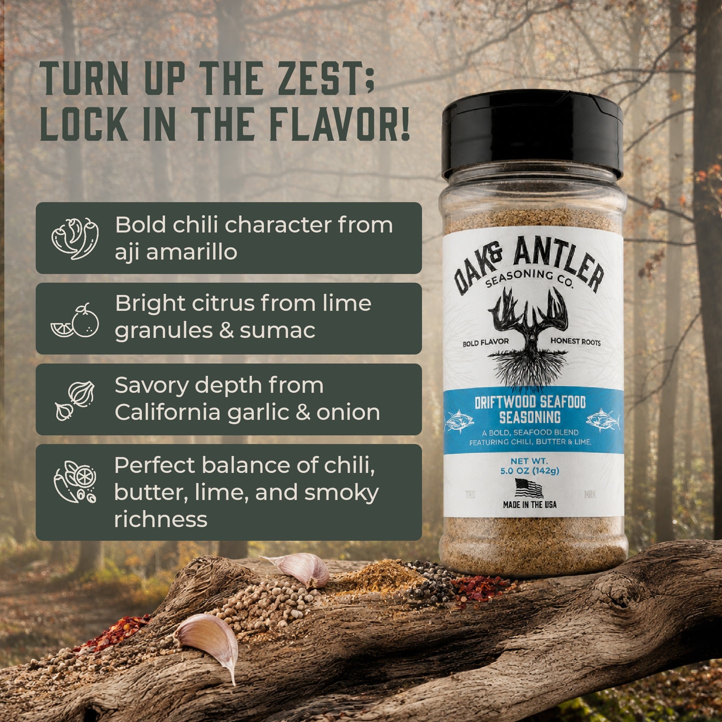 Driftwood Seafood Seasoning